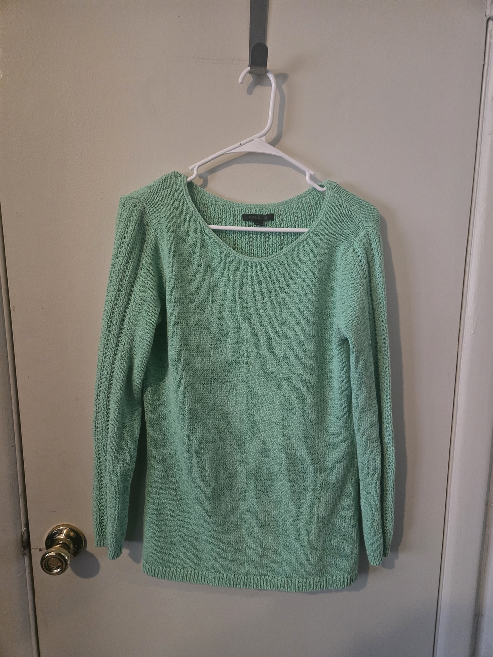 Rachel Zoe Light Seafoam Green Knit Sweater
